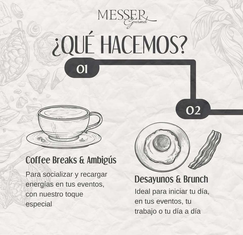 Servicios de catering para eventos privados Messer Gourmet 1